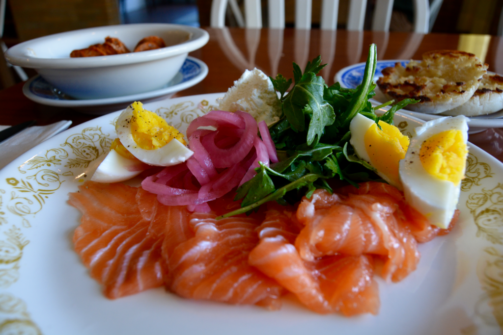 Lox and Eggs for brunch